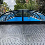 Containerpool 6,11 x 2,5 m, gebrauchsfertig mit Dach, Premium-Paket-Neu