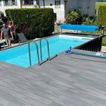 6,2 m x 2,5 m großer Containerpool mit Wärmepumpe, Premium-Paket-Neu