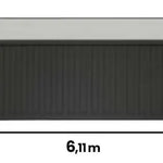 6,2 m x 2,5 m großer Containerpool mit Wärmepumpe, Premium-Paket-Neu