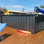 Containerschwimmbecken 6,2m x 2,5m gebrauchsfertig, Komfortpaket-Neu
