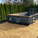Containerschwimmbecken 6,2m x 2,5m gebrauchsfertig, Komfortpaket-Neu