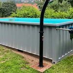6,2 m x 2,5 m großer Containerpool mit Wärmepumpe, Premium-Paket-Neu