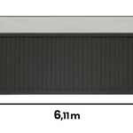 Containerbecken 6.2 x 2.5 m mit Jet Swim Gegenstromanlage
