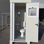 Sanitärcontainer S1 mit WC und Waschbecken – kompakte Sanitärkabine für 1 Person