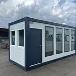 Bürocontainer mit Panoramafenstern (mobil & tragbar)