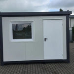Bürocontainer. 3,50 × 2,20m
