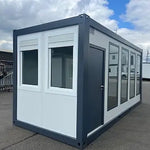 Bürocontainer mit Panoramafenstern (mobil & tragbar)