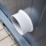 Sanitärcontainer - WC mit Waschbecken und Pissoir Anthrazit